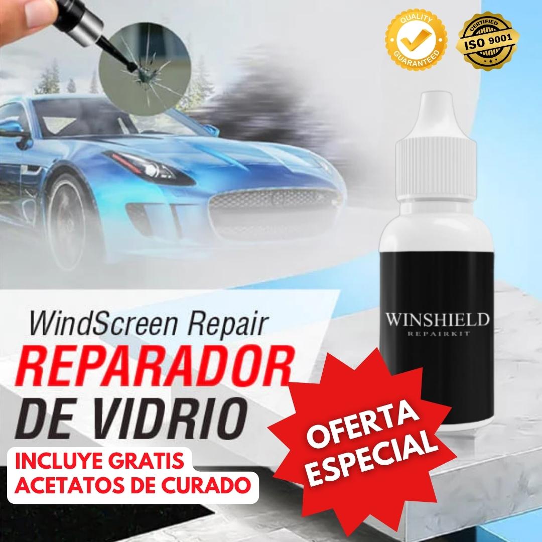 Kit Reparador de cristales VidrioFix® – Repara parabrisas, pantallas y espejos al instante.