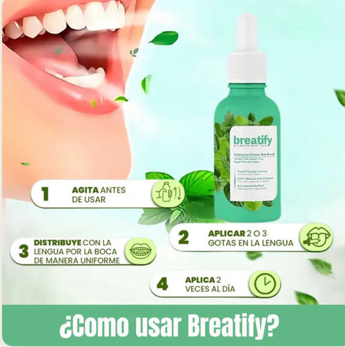 BREATIFY - Serum eliminador de mal olor bucal